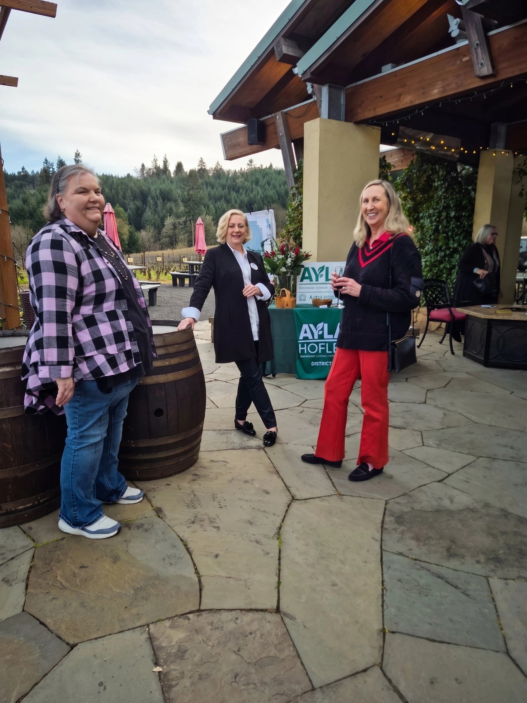 Supporters gathered at a Washington County campaign event